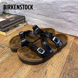 BIRKENSTOCK Salina Galaxy Black Sandals Size 38